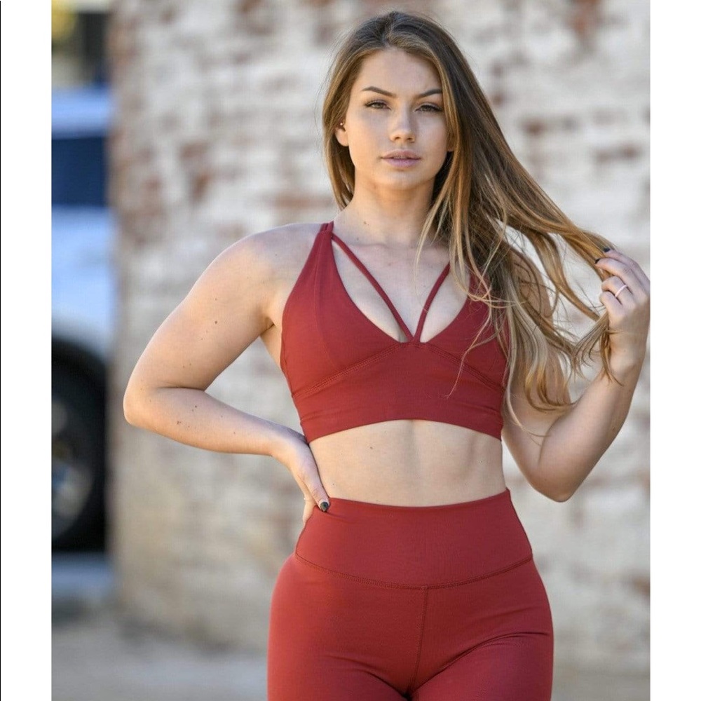 Til You Collapse- Goddess Sports Bra - Medium